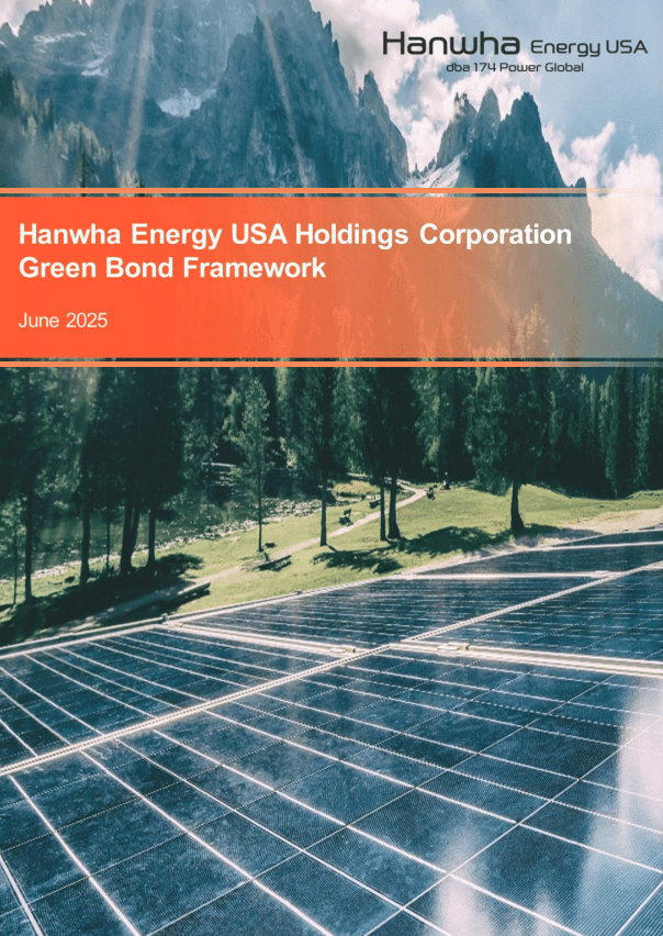 Hanwha Energy Green Bond Framework 2025